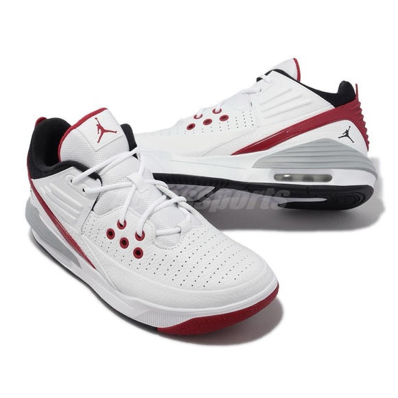 Jordan Other - Jordan White and Red Sneakers with Air Cushioning